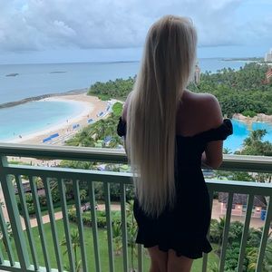 Black Dress From Shusha Size Medium Worn Once